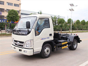 國(guó)五福田時(shí)代車廂可卸式垃圾車