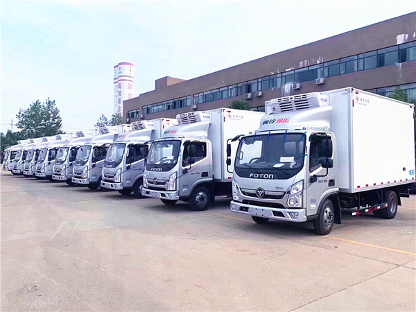 福田奧鈴捷運(yùn)國六藍(lán)牌冷藏車