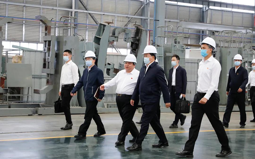 湖北省委副書(shū)記、省長(zhǎng)王忠林帶領(lǐng)省市領(lǐng)導(dǎo)視察程力